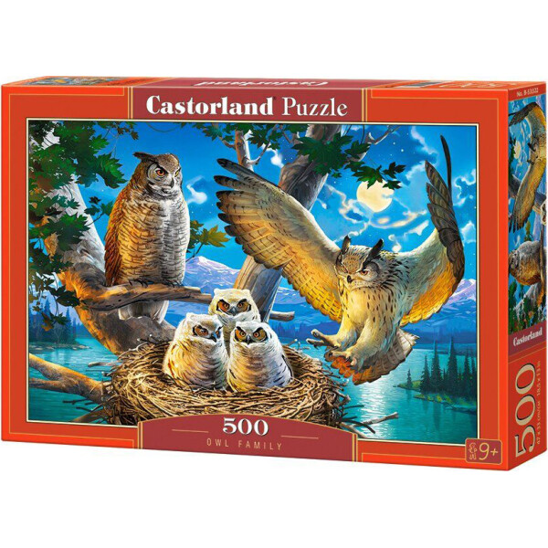 

Пазл Castorland Совиное семейство, 500 элементов (0505-53322)