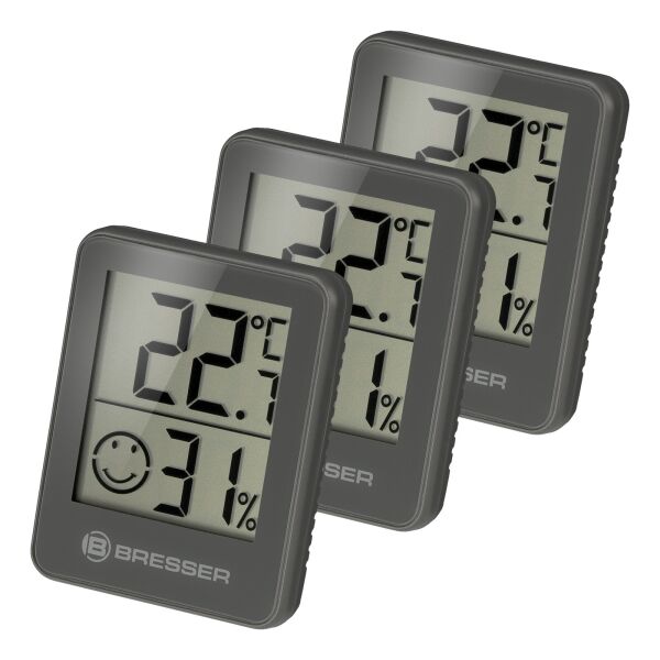 

Термометр-гигрометр Bresser Hygro Grey (7000010QT5000) (928630)