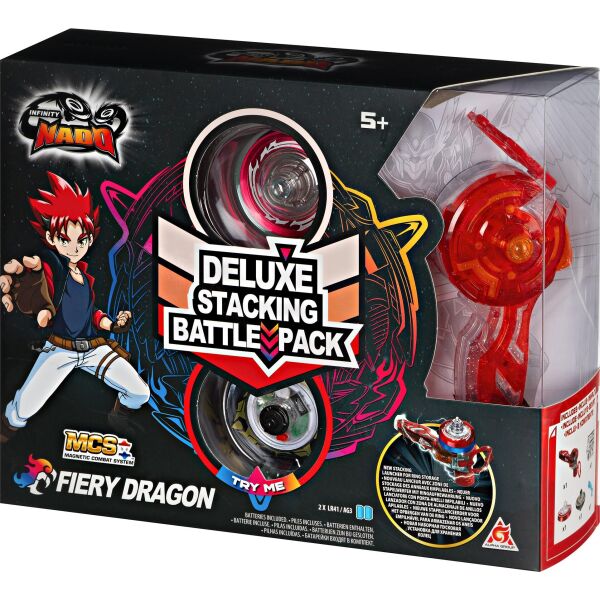 

Волчок Auldey Infinity Nado V серия Deluxe Edition Fiery Dragon Огненный Дракон