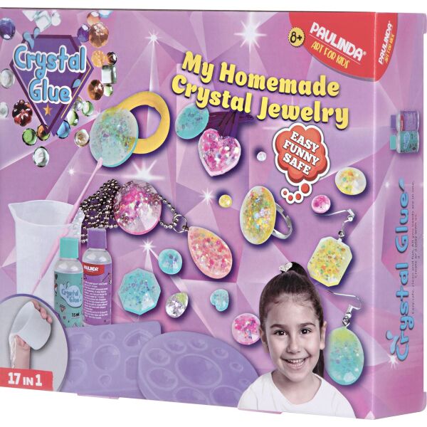 

Набор для творчества Paulinda Crystal glue DIY "Бижутерия 17 в 1"