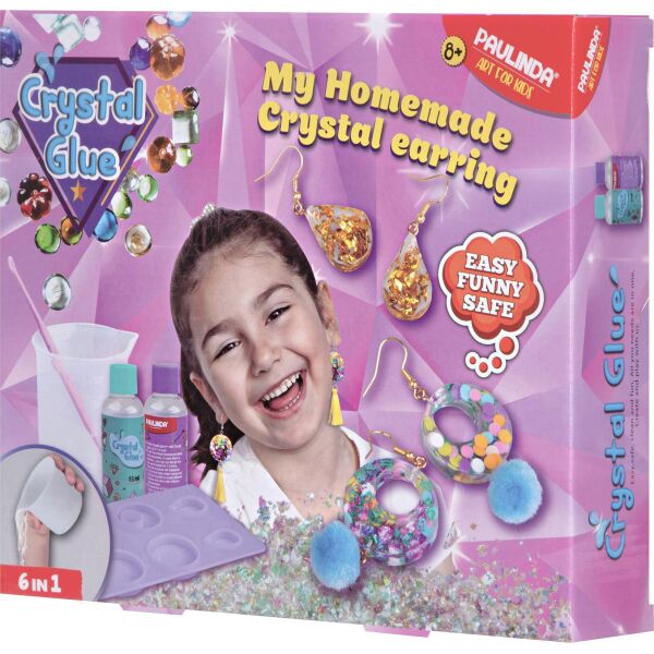 

Набор для творчества Paulinda Crystal glue DIY "Сережки 6 в 1"
