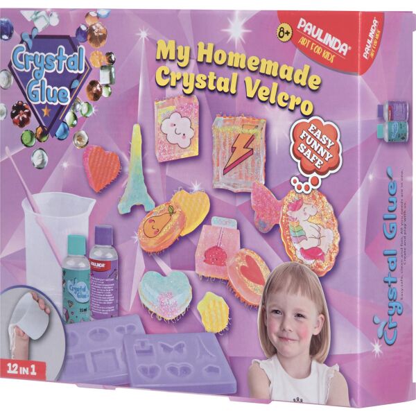 

Набор для творчества Paulinda Crystal glue DIY "Брошка 12 в 1"