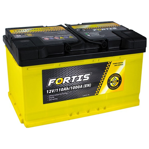 

Автомобильный аккумулятор Fortis 110 Ah/12V (0) Euro FRT110-00