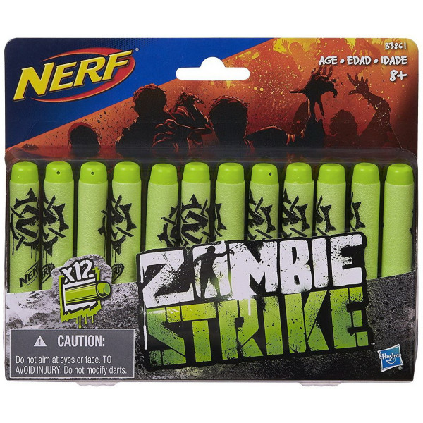 

Набор стрел Hasbro Nerf Zombie Strike 12 шт. (A3861)