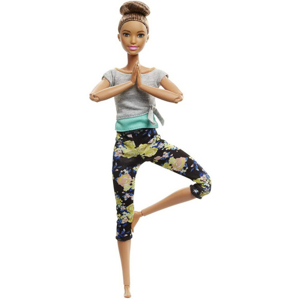 

Mattel Barbie Двигайся как я шатенка в цветных лосинах (FTG83)