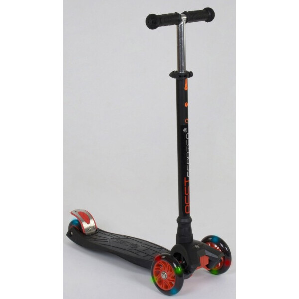 

Самокат Scooter Maxi S466 черный-красный