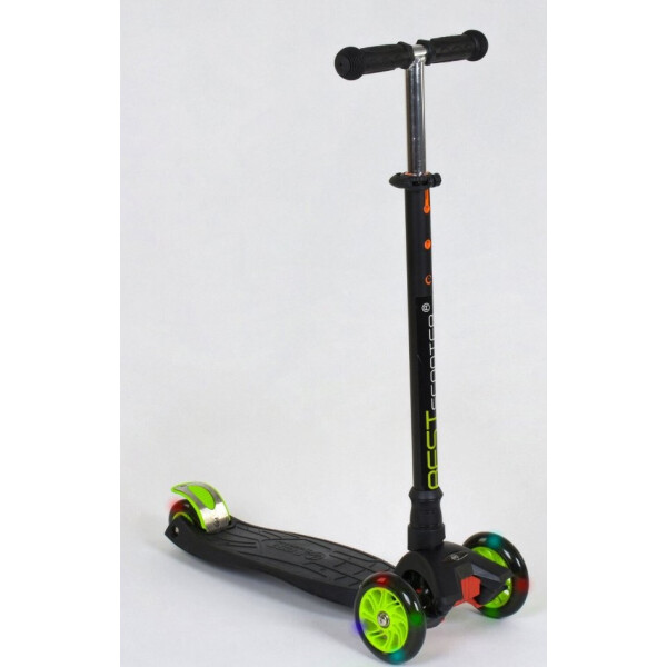 

Самокат Scooter Maxi S466 черный-зеленый