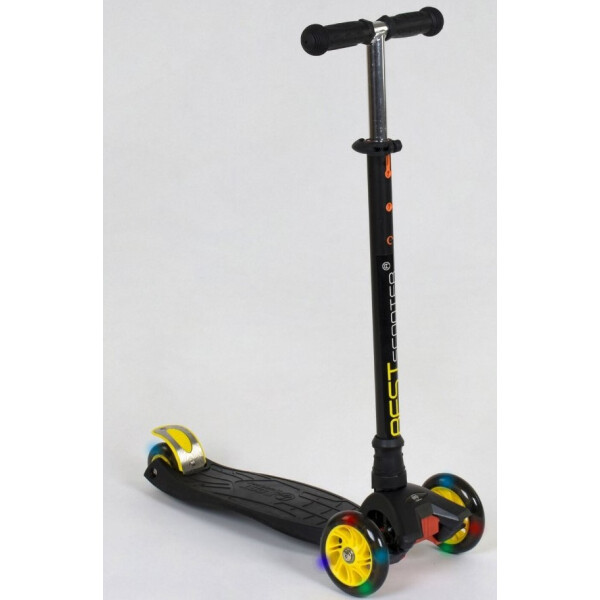 

Самокат Scooter Maxi S466 черный-желтый