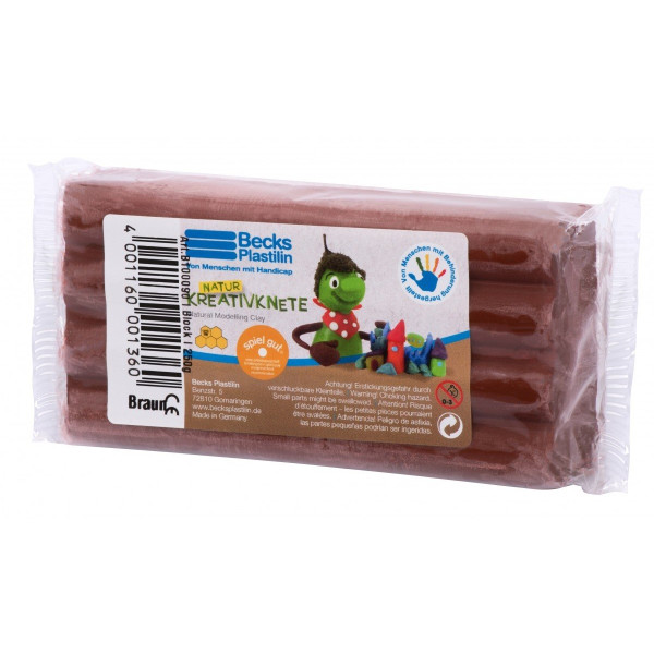 

Пластилин восковой Becks Plastilin 250г коричневый (B100090)