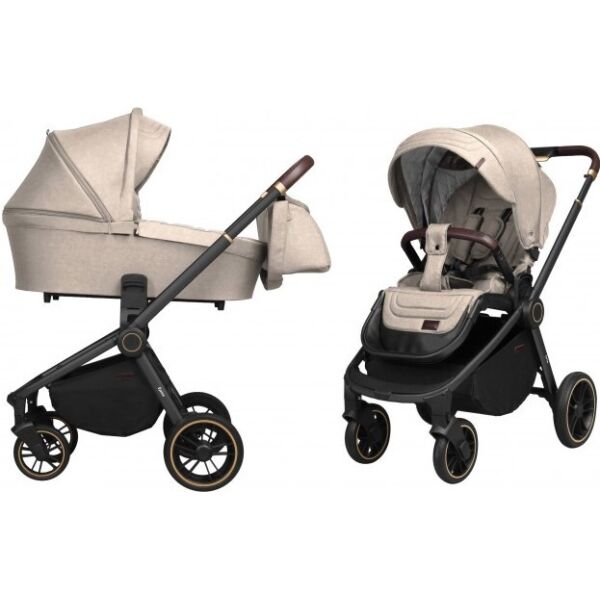 

Коляска универсальная CARRELLO Epica CRL-8510/1 (2in1) Almond Beige + дождевик /1/