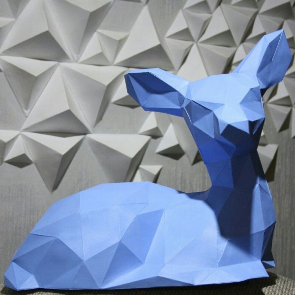 

Бумажная модель 3Decor Papercraft Бемби (10)