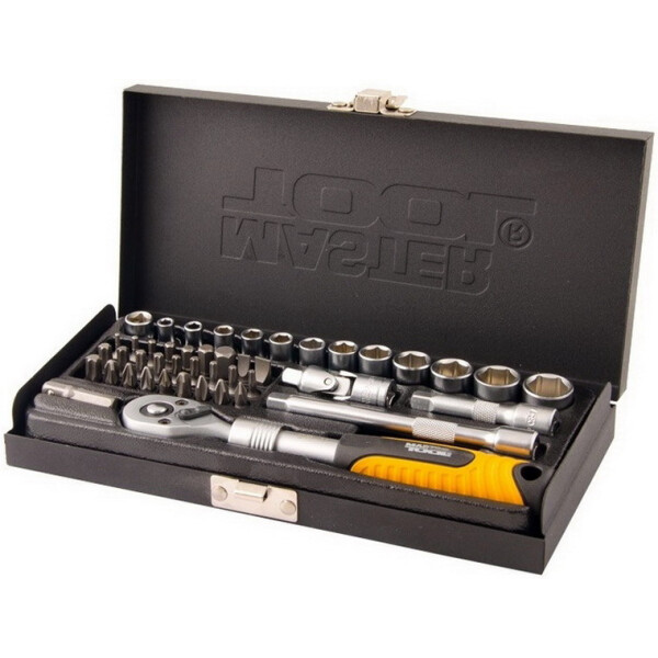 

Набор торцевых головок Masterool CrV 1/4” 45 предметов (78-2045)