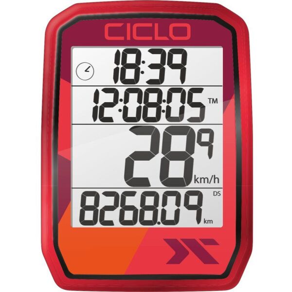 

Велокомпьютер беспроводной Ciclo Protos 205 Red 10152052