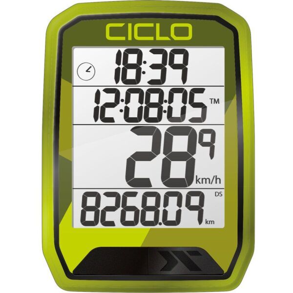

Велокомпьютер беспроводной Ciclo Protos 213 Green 10152133