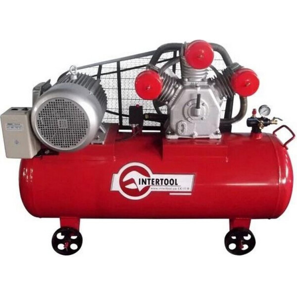 

Компрессор поршневой INTERTOOL PT-0050 300л, 11 кВт, 380 В, 8 атм, 1600 л/мин, 3 цилиндра