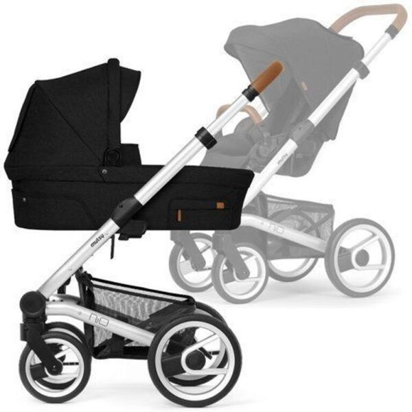 

Детская коляска универсальная 2в1 Mutsy NIO North Black / NIO Cognac Grip Standart (COTNIONBLACK-SEATNIONBLACK-NIO20COGRS)