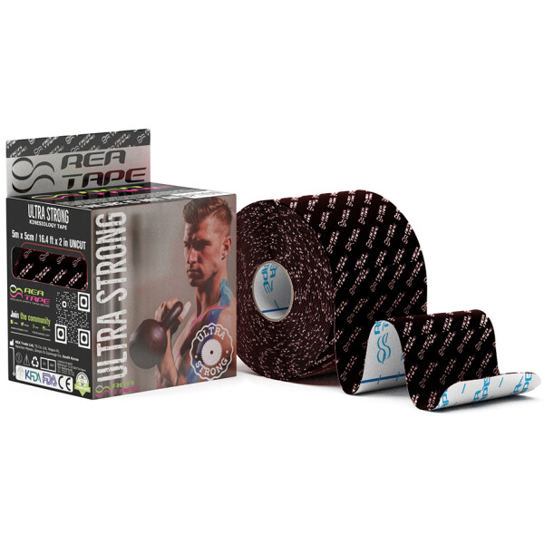 

Кинезиотейп REA TAPE Strong, черный