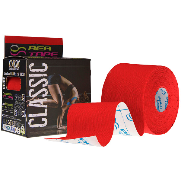 

Кинезиотейп REA TAPE Classic, красный