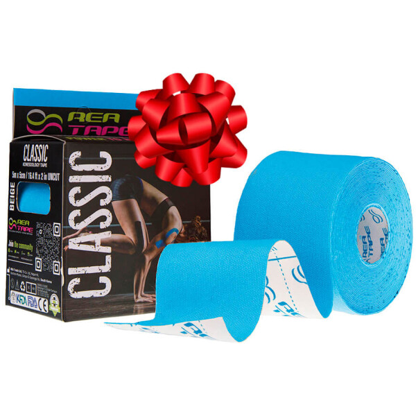

Кинезиотейп REA TAPE Classic, голубой