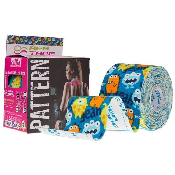 

Кинезиотейп REA TAPE Pattern, монстрики