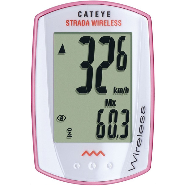 

Велокомпьютер CATEYE Strada Wireless pink/white (13110025)