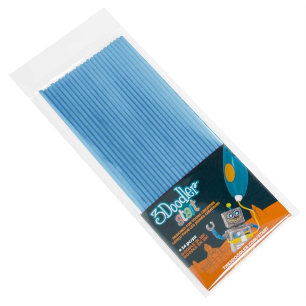 

Набор стержней для 3D-ручки 3Doodler Start Голубой 24 шт (3DS-ECO05-BLUE-24)