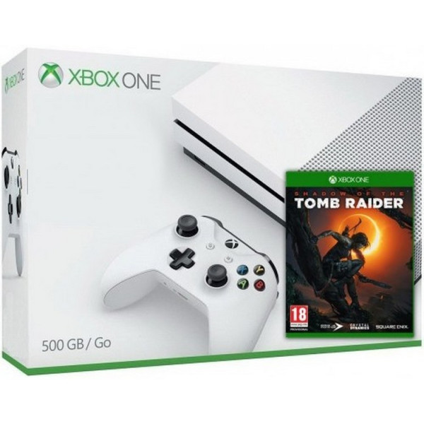 

Microsoft Xbox One S 500Gb White + Shadow of the Tomb Raider (русская версия)