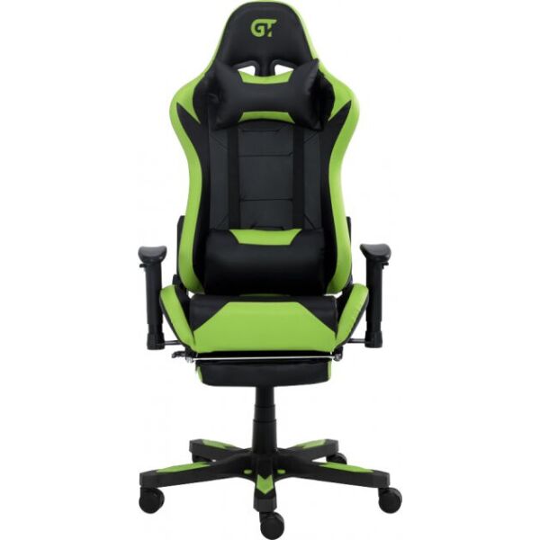 

Кресло GT Racer X-2535-F Black/Green (УП)