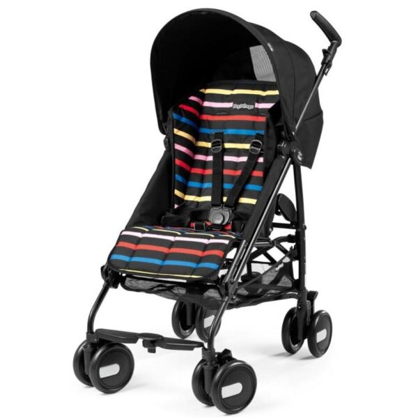 

Коляска-трость Peg-Perego Pliko Mini Classico Neon (Черная в цветную полоску) (IPKR280035RS01RO01)