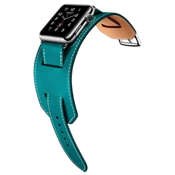 

Ремешок для Apple Watch 38/40 мм - Coteetci W10 Hermes голубой