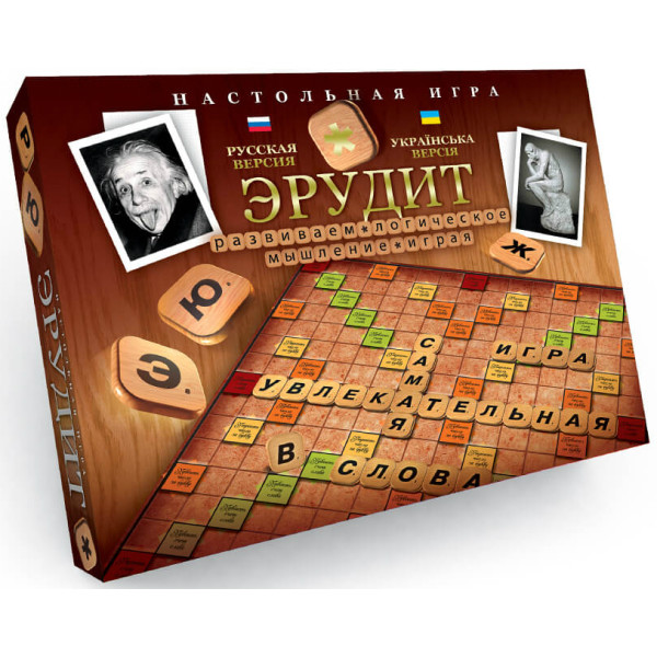 

Настольная игра Danko Toys Эрудит, укр. (DTG4-UA)