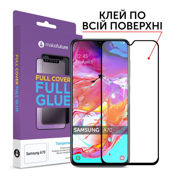

MakeFuture Full Cover Full Glue Black Samsung A70 (A705)