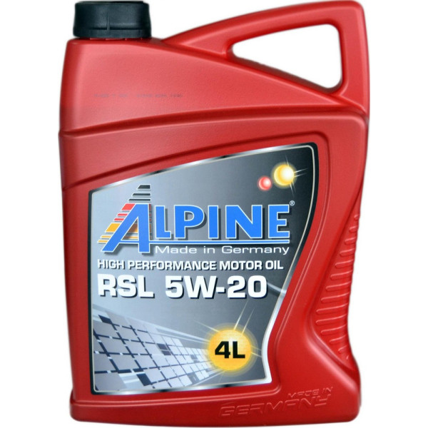 

Моторное масло Alpine RSL 5W-20 4 л