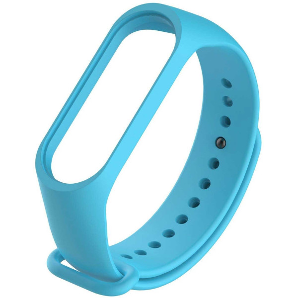 

Сменный браслет Smart Band для Mi Band 3 и Mi Band 4 Smooth голубой
