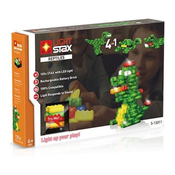 

Конструктор LIGHT STAX с LED подсветкой Reptile V2 4в1 (LS-S13011)