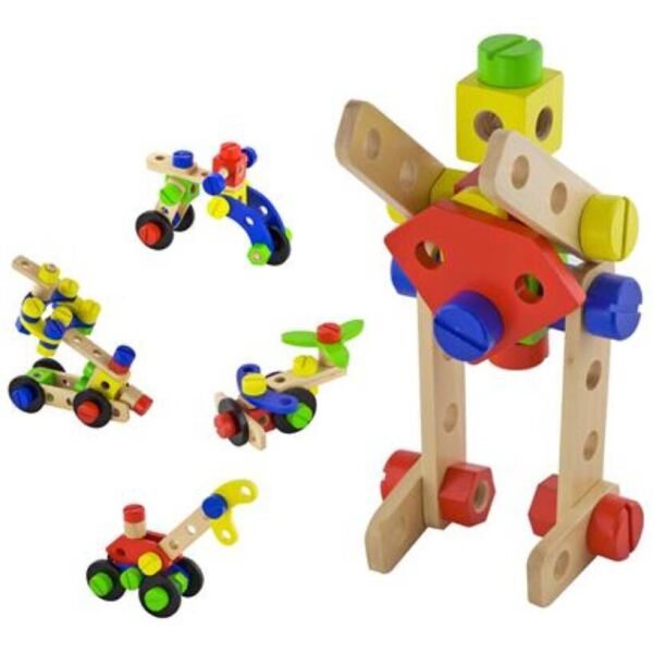 

Деревянный конструктор Viga Toys 48 эл. (50383)