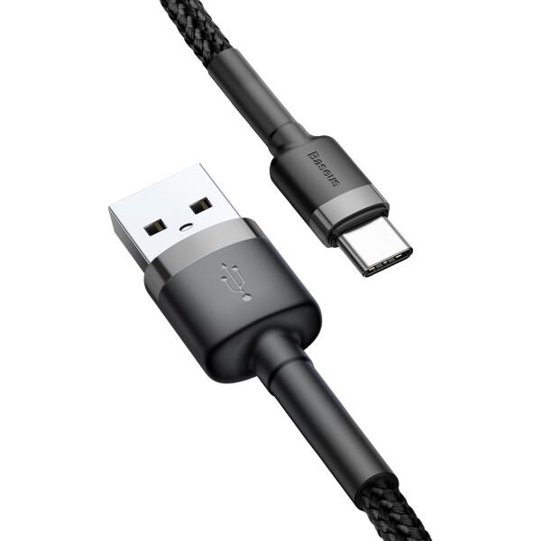 

Baseus Cafule USB Type-C 1м Black-Grey