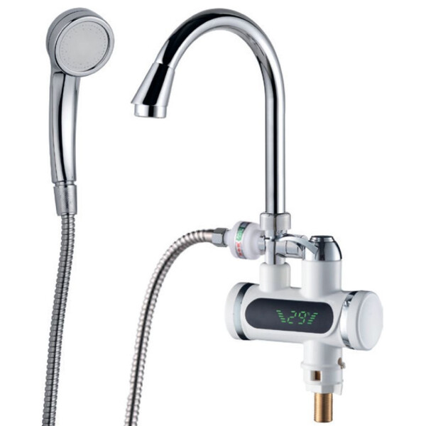 

Смеситель для ванны Aquatica (3.0 кВт 0,4-5 бар) проточный, JZ-6C141W