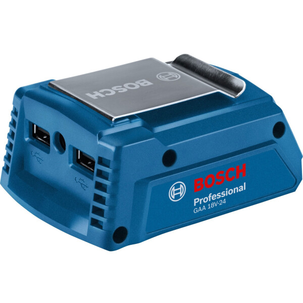 

USB-переходник/зарядное Bosch Professional для USB-устройств GAA 18V-24 (1600A00J61)