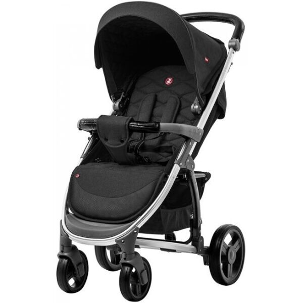 

Коляска прогулочная с амортизацией CARRELLO Vista CRL-8505 Steel Gray в льне +дождевик