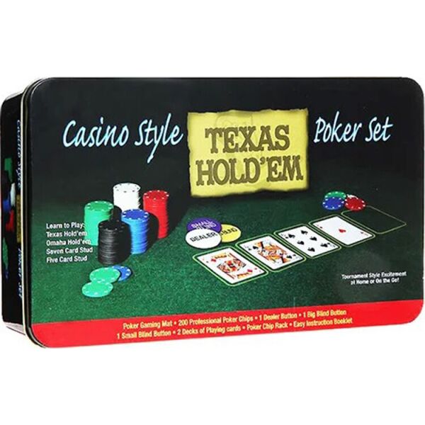 

Покер набор Casino Style Texas Holdem Poker Set