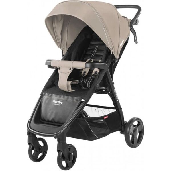 

Коляска прогулочная CARRELLO Maestro CRL-1414 Vanilla Beige + дождевик (бежевая)