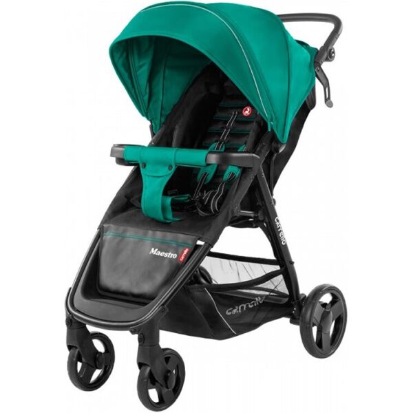 

Коляска прогулочная CARRELLO Maestro CRL-1414 Golf Green + дождевик (зеленая)