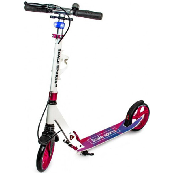 

Самокат Scale Sports (ss-08) USA бело-розовый, ручной тормоз