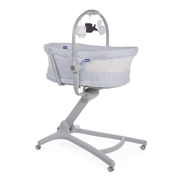 

Кроватка-стульчик 4в1 Chicco Baby Hug Air Светло-серый (79193.85.00)