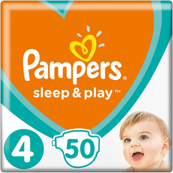 

Подгузники Pampers Sleep&Play 4 (9-14 кг), 50 шт