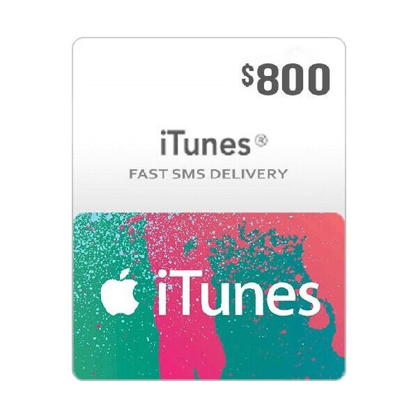 

Подарочная карта iTunes Apple / App Store Gift Card 800 usd, US-регион