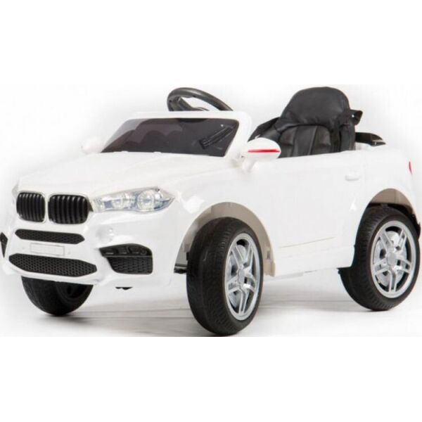 

Эл-мобиль FL1538 (T-7830) EVA WHITE джип на Bluetooth 2.4G Р/У 2*6V4,5AH мотор 2*25W с MP3 104*64*53