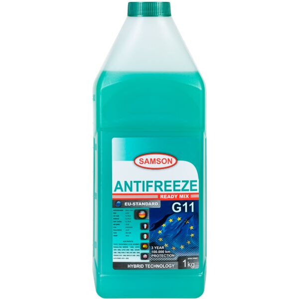

Антифриз SAMSON EU-Standard G11 -40 1кг. Зеленый