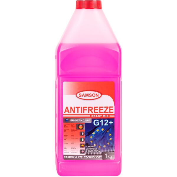 

Антифриз SAMSON EU-Standard G12+ -40 1кг. Красний